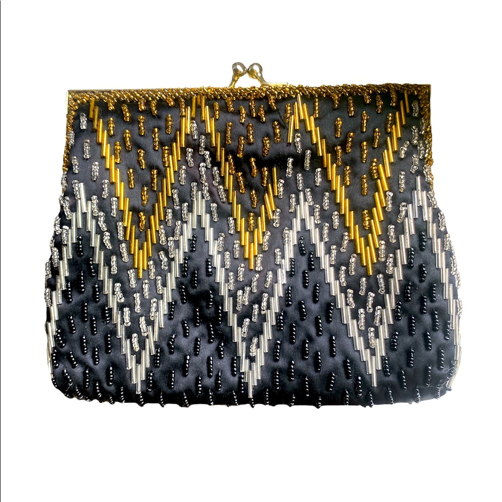 Vintage Art Deco Beaded Coin Purse
